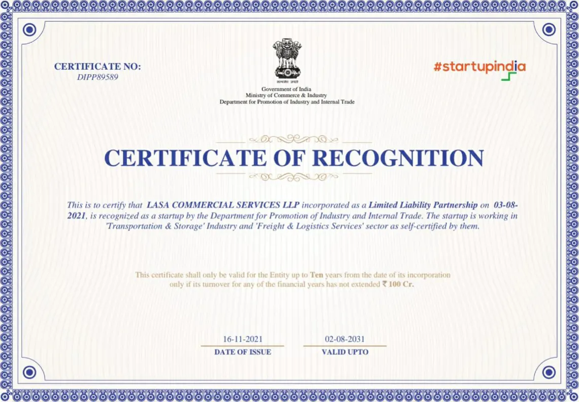 Lasa Commercial Services LLP